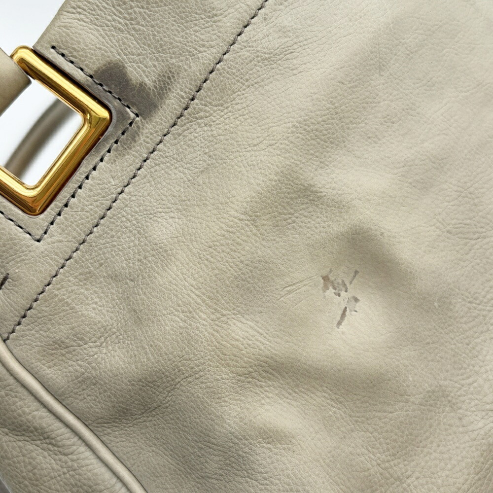 PRADA Gray Leather Shoulder Bag - Picture 15 of 16